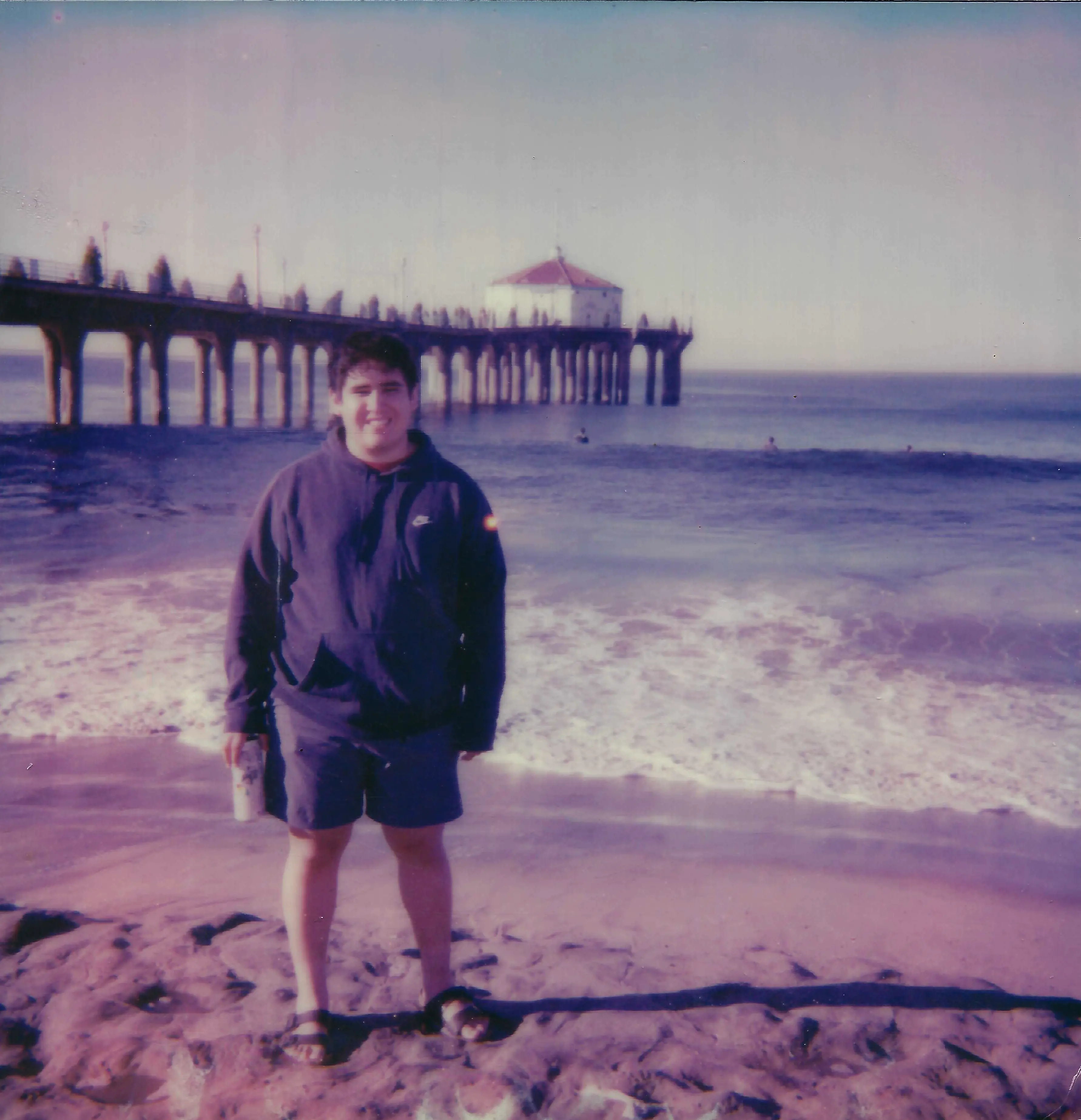 Juan Pablo standing on beach